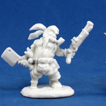 Gruff Grimecleaver, Dwarf Pirate (Bones)