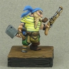 Gruff Grimecleaver, Dwarf Pirate (Bones) 